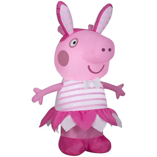 Airblown Small Peppa Pig In Easter Outfit